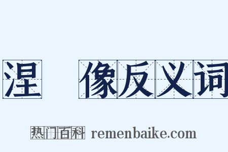 涅槃像反义词是什么意思的图片